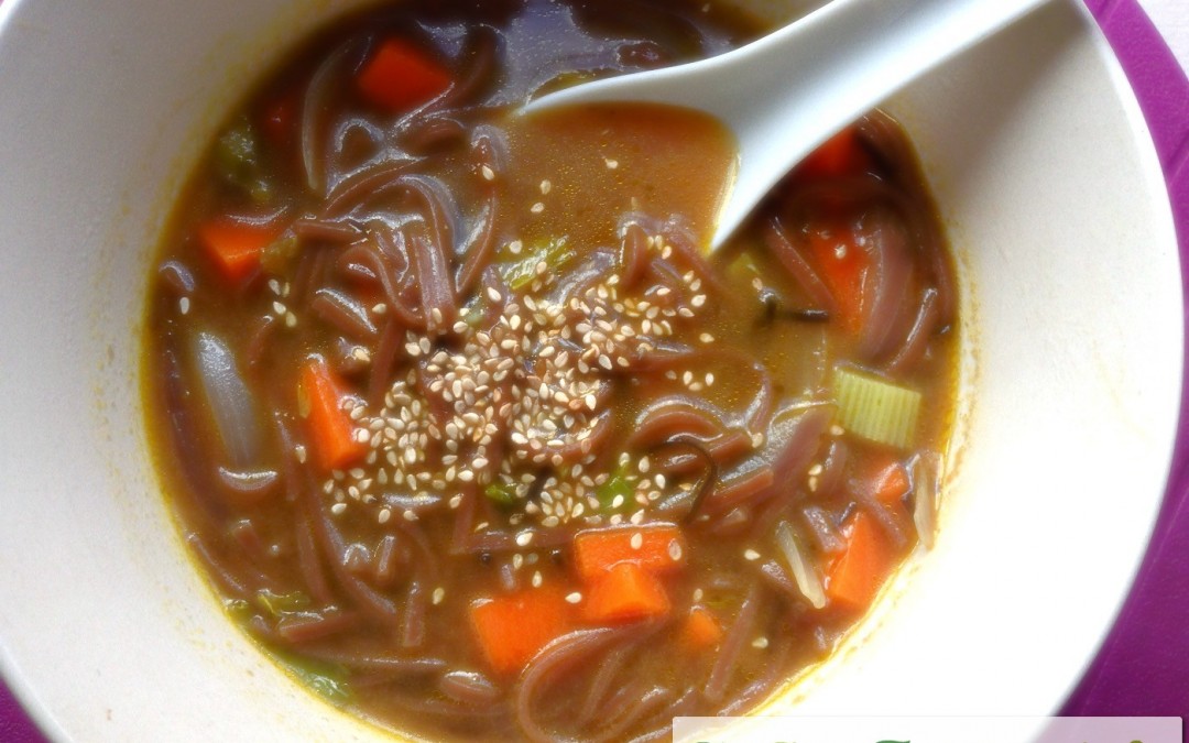 Desayuno japonés   (Bol exprés de miso y soba)