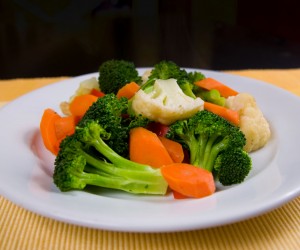 Steamed vegetables