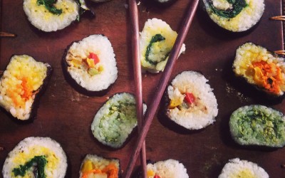 Ideas para rellenar tu sushi vegetal