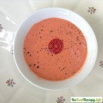 Dressing de tomate y fresas a la pimienta