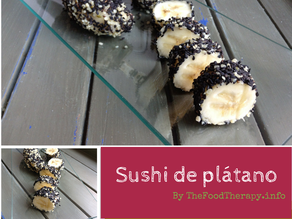 sushi de platano