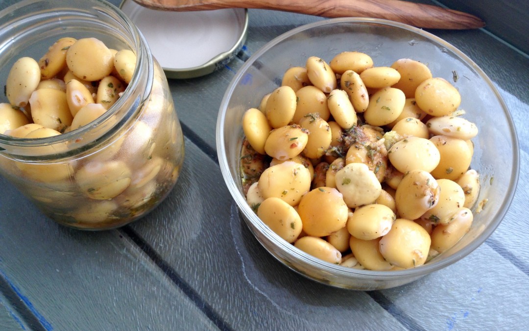 Snacks de lupines adobados