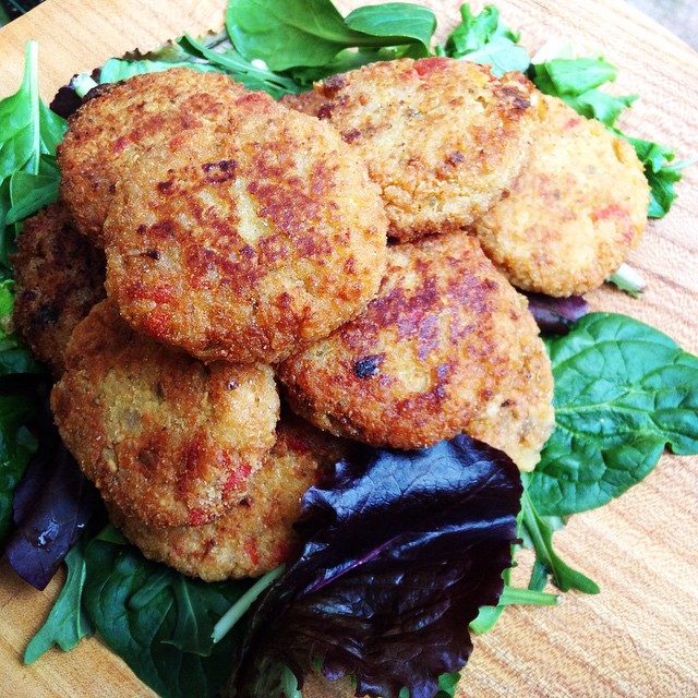 Quinoa hazelnut red pepper cake - pastelitos de quinoa piquillos y avellana #vegan #quinoa #food #veganfood #veganfoodporn
